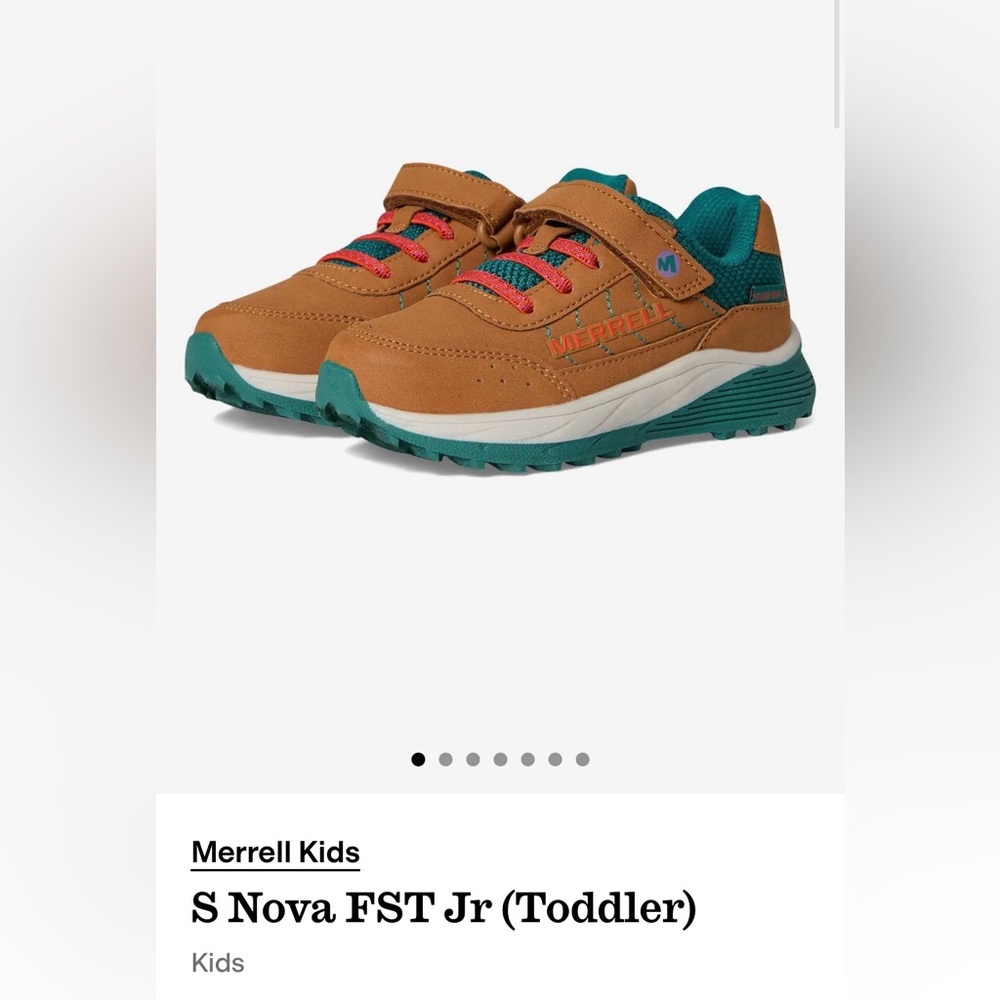 Merrell Supernova Jr Toddler Shoe NWT - Picture 8 of 10